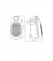 MiniCalefactor de Enchufe MALASIA 500W Negro