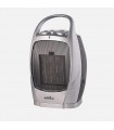 Calefactor de Suelo Vertical Oscilante CERAMICO FBL 1500W Negro/Plata