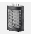 Calefactor de Suelo Vertical CERAMICO TOR 1500W Negro/Plata