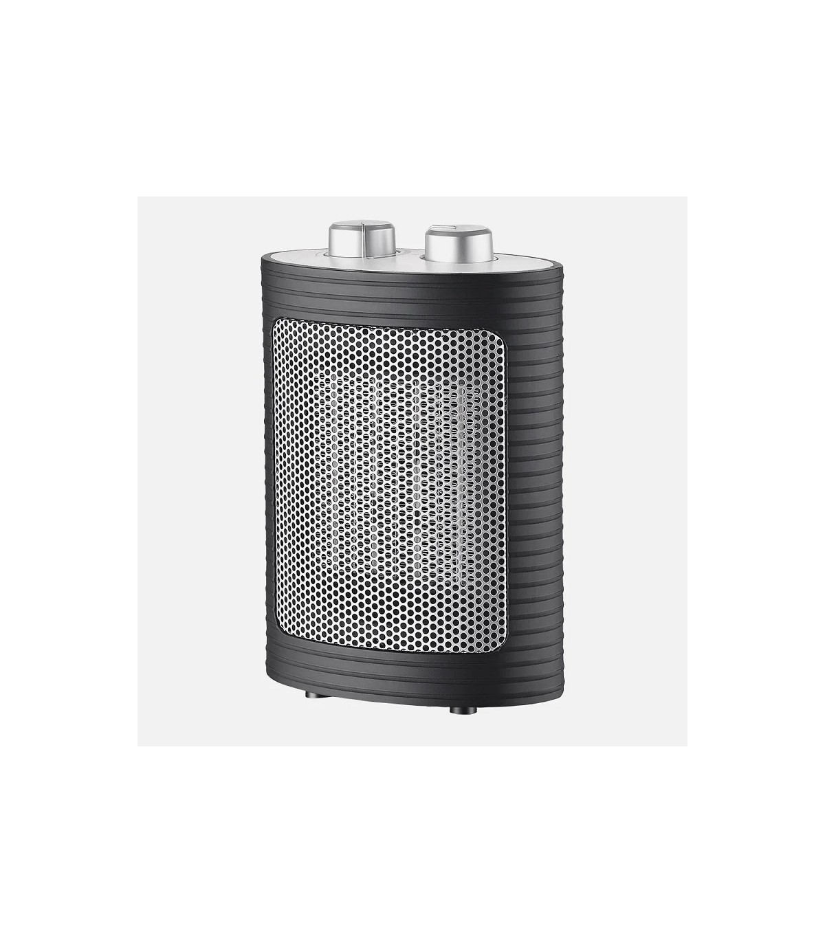Calefactor de Suelo Vertical CERAMICO TOR 1500W Negro/Plata