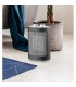 Calefactor de Suelo Vertical CERAMICO TOR 1500W Negro/Plata