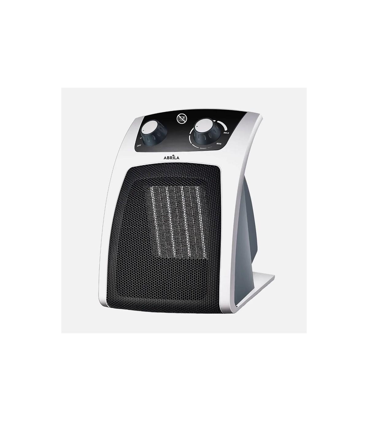 Calefactor de Suelo Vertical CERAMICO TUC 2000W Blanco/Negro