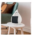 Calefactor de Suelo Vertical CERAMICO GOTA 1500W Blanco/Cromo