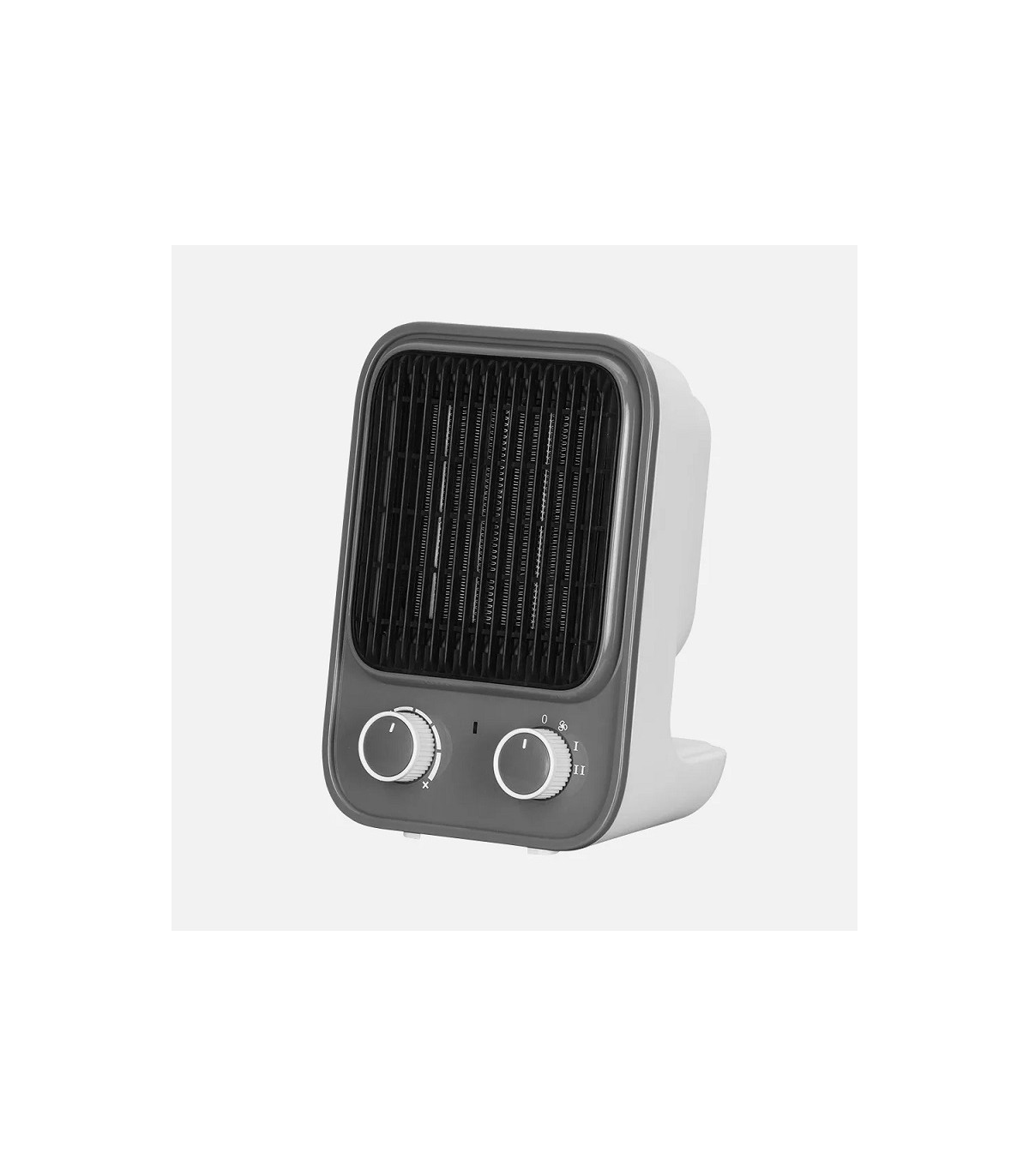 Calefactor de Suelo Vertical CERAMICO JUNCO 1500W Gris/Blanco
