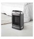 Calefactor de Suelo Vertical Oscilante FOGON 1500W Plata