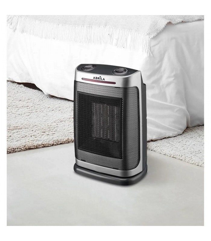 Calefactor de Suelo Vertical Oscilante FOGON 1500W Plata