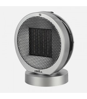 Calefactor de Suelo Vertical Oscilante POMELO 2000W Negro/Plata