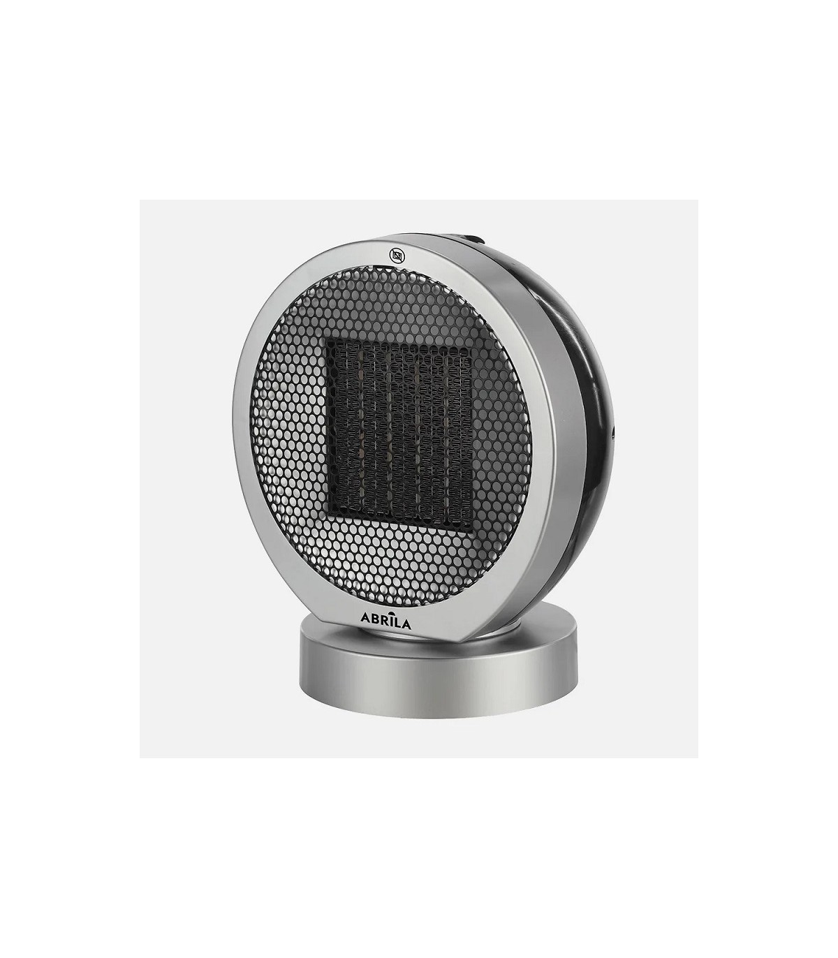 Calefactor de Suelo Vertical Oscilante POMELO 2000W Negro/Plata