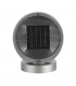 Calefactor de Suelo Vertical Oscilante POMELO 2000W Negro/Plata