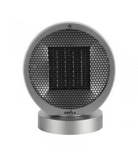 Calefactor de Suelo Vertical Oscilante POMELO 2000W Negro/Plata