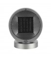 Calefactor de Suelo Vertical Oscilante POMELO 2000W Negro/Plata