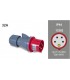 Clavija Aérea CETAC 3P+N+T 32A 400V 6H IP44
