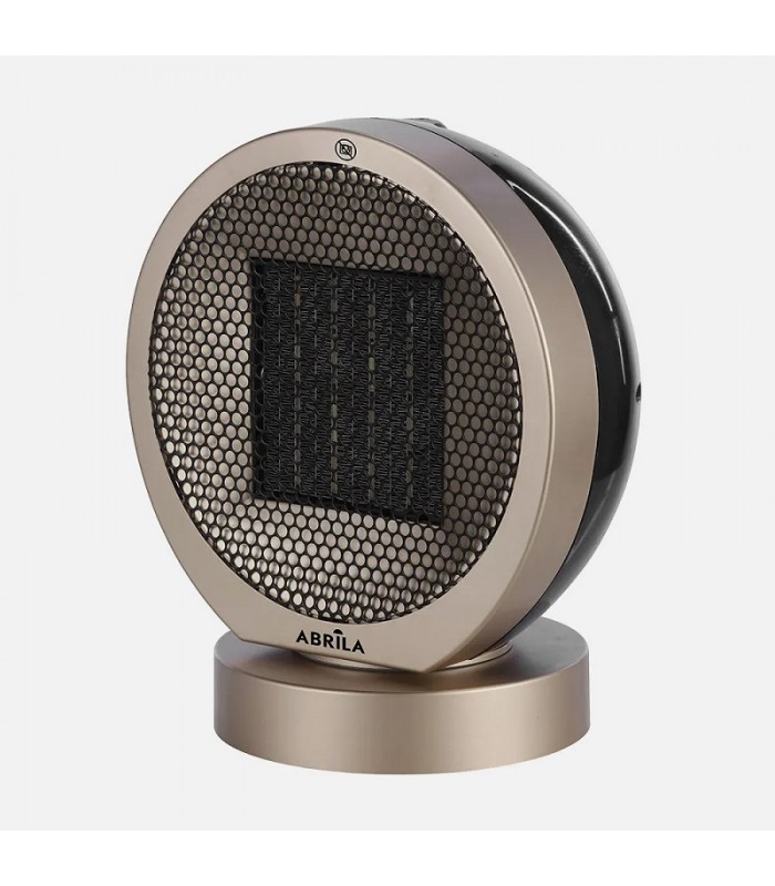 Calefactor de Suelo Vertical Oscilante POMELO 2000W Negro/Oro