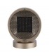 Calefactor de Suelo Vertical Oscilante POMELO 2000W Negro/Oro