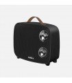 Calefactor de Suelo Vertical CORCEGA 1500W Negro/Cromo