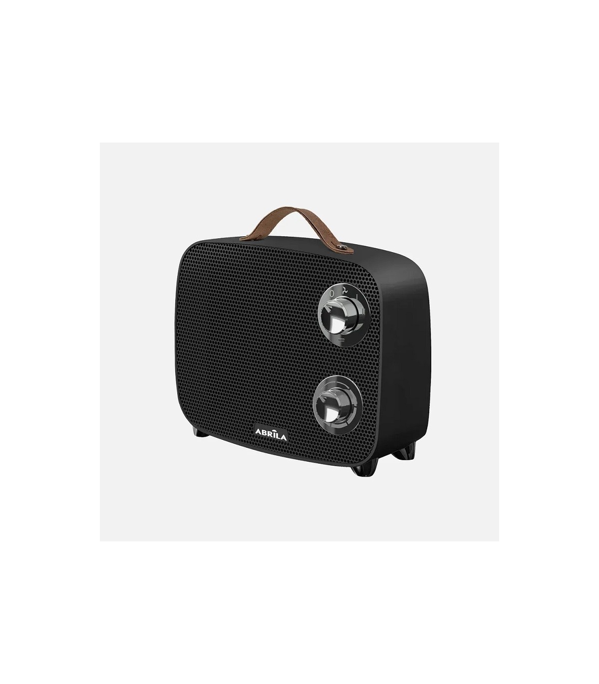 Calefactor de Suelo Vertical CORCEGA 1500W Negro/Cromo