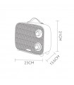 Calefactor de Suelo Vertical CORCEGA 1500W Verde/Cromo