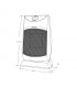 Calefactor de Suelo Vertical CALIDEZ 1500W Rojo