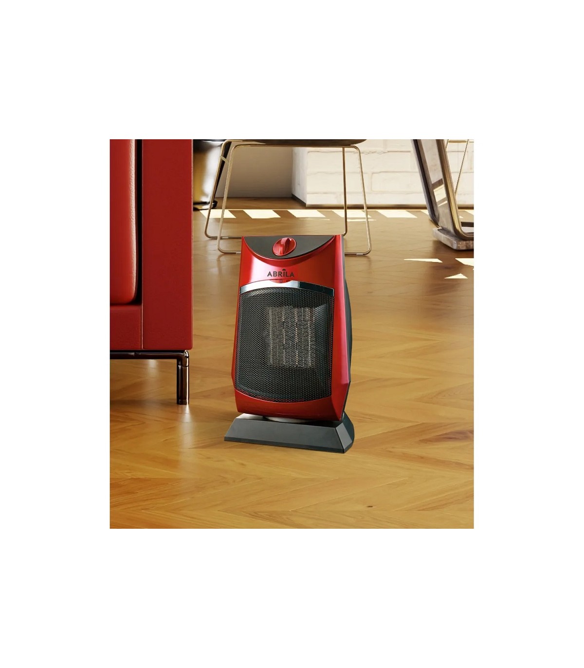 Calefactor de Suelo Vertical CALIDEZ 1500W Rojo