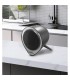 Calefactor de Suelo ANDINO 1500W Negro/Plata