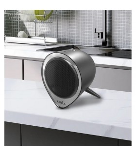 Calefactor de Suelo ANDINO 1500W Negro/Plata