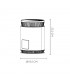 Calefactor Cerámico PTC ATICA 1800W Blanco/Negro