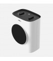 Calefactor de Suelo Vertical CHIPRE 1500W Blanco/Negro