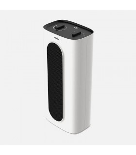 Calefactor de Suelo Vertical CHEQUIA 2000W Blanco/Negro