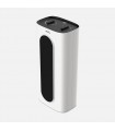 Calefactor de Suelo Vertical CHEQUIA 2000W Blanco/Negro