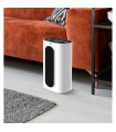 Calefactor de Suelo Vertical CHEQUIA 2000W Blanco/Negro