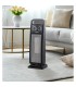 Calefactor Vertical Cerámico Oscilante BRASIL 2000W Negro
