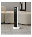 Calefactor Vertical Cerámico Oscilante GRECIA 2000W Negro/Blanco