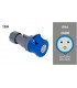 Base Aérea CETAC 2P+T 16A 230V 6H IP44