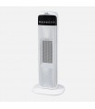 Calefactor Vertical Cerámico Oscilante GUADALUPE 2000W Blanco/Negro