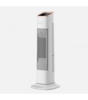 Calefactor Cerámico Oscilante VERTICAL 2000W Blanco/Oro