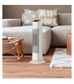 Calefactor Cerámico Oscilante VERTICAL 2000W Blanco/Oro
