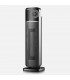Calefactor Vertical Cerámico Oscilante BEQUIA 2000W Negro/Plata