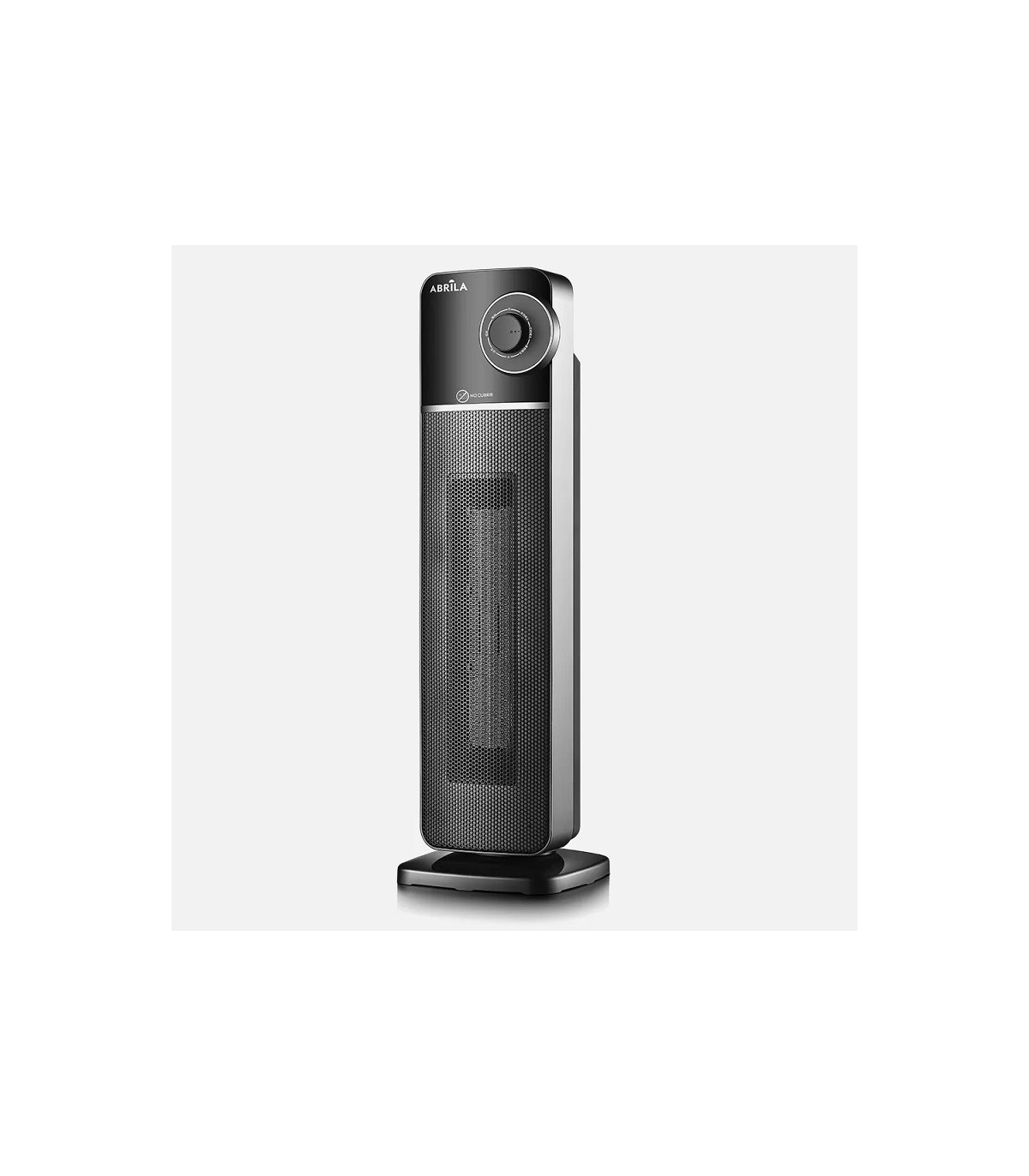 Calefactor Vertical Cerámico Oscilante BEQUIA 2000W Negro/Plata