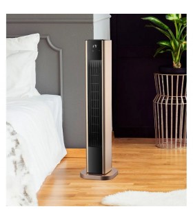 Calefactor Cerámico Oscilante VERTICAL PLUS 2000W Oro