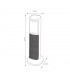 Calefactor Vertical Cerámico Oscilante ENEBRO Efecto Fuego 2000W Negro
