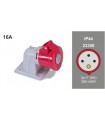 Base Superfície 90º CETAC 3P+T 16A 400V 6H IP44