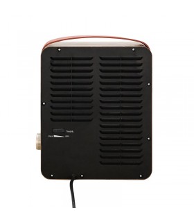 Calefactor de Suelo Cerámico CALETA Efecto Fuego 1500W Marrón/Madera