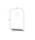 Calefactor de Pared ANDORRA 2000W Blanco/Negro
