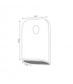Calefactor de Pared ANDORRA 2000W Blanco/Negro
