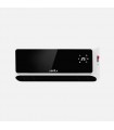 Calefactor Split Pared ZARATE 2000W Con Mando Distancia Negro/Blanco