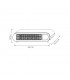 Calefactor Split Pared BONAIRE 2000W Con Mando Distancia Blanco