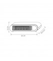 Calefactor Split Pared BONAIRE 2000W Con Mando Distancia Blanco