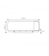 Calefactor Split Pared CARRIZO 2000W Con Mando Distancia Blanco