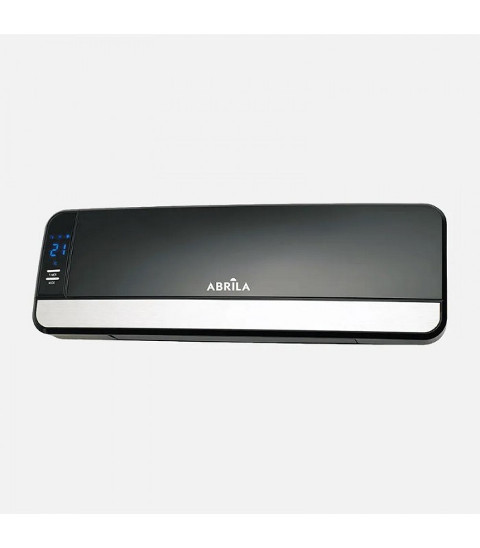 Calefactor Split Pared LENTISCO 2000W Con Mando Distancia Negro/Plata