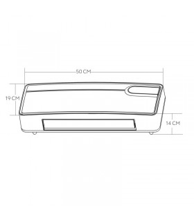 Calefactor Split Pared INVIERNO 2000W Con Mando Distancia Blanco
